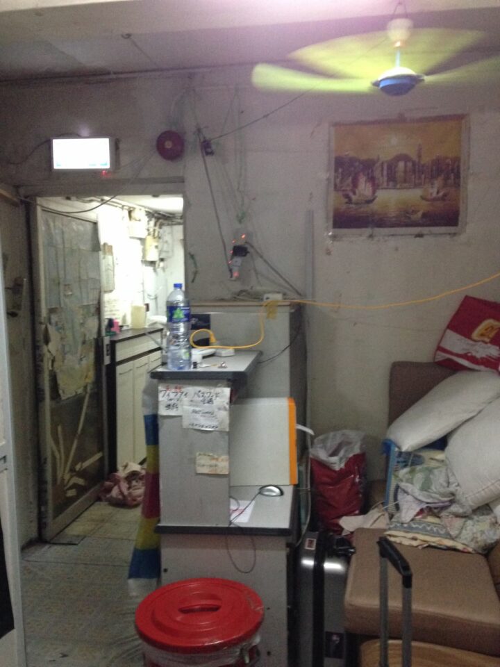 筆者が泊まった汚いホステル