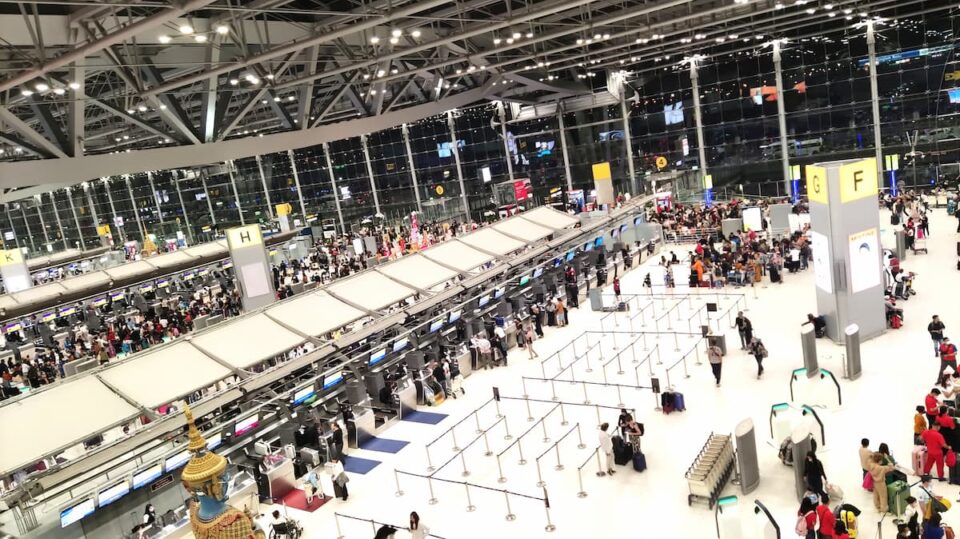 スワンナプーム国際空港 チェックインカウンター