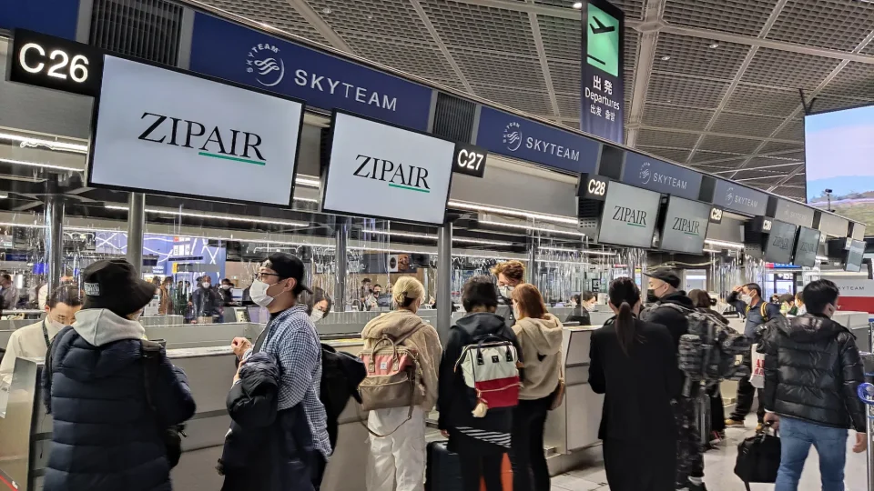 ZIPAIRの主なチェックイン方法