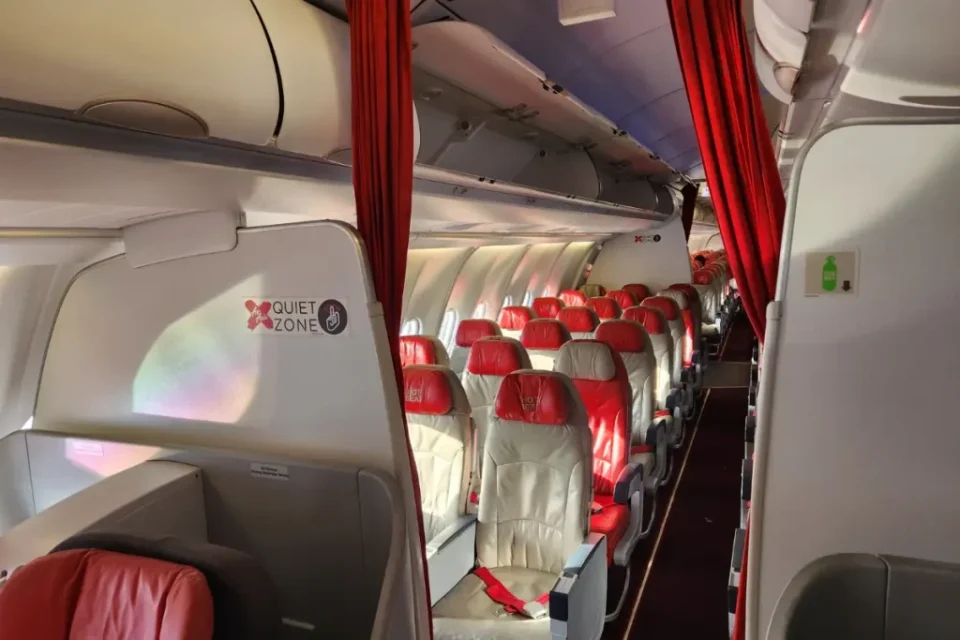 エアアジアのクワイエットゾーン