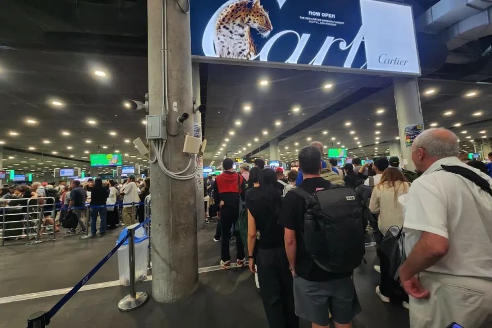 タイ国際航空のチェックイン方法3・4. 空港でのチェックイン